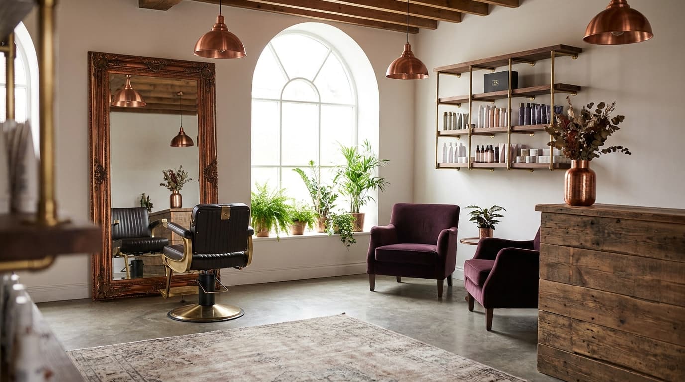 L’intérieur du salon de coiffure L’Autre Moi à Grenoble